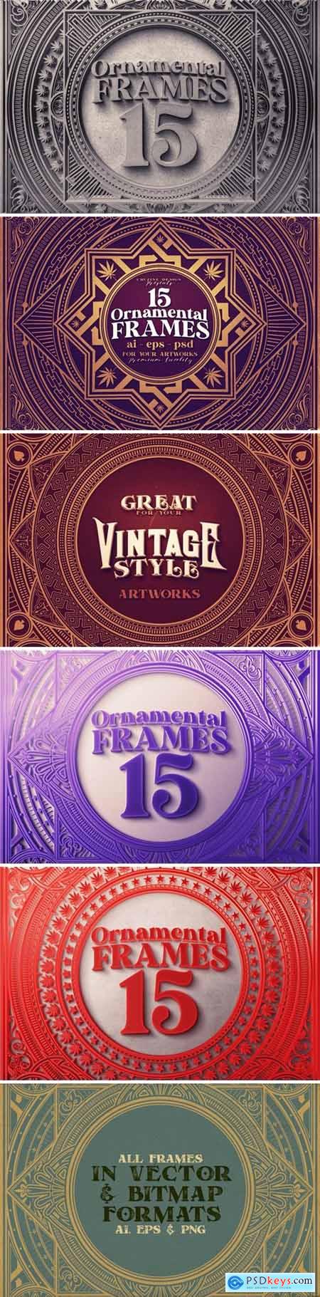 15 Square & Ornamental Frames