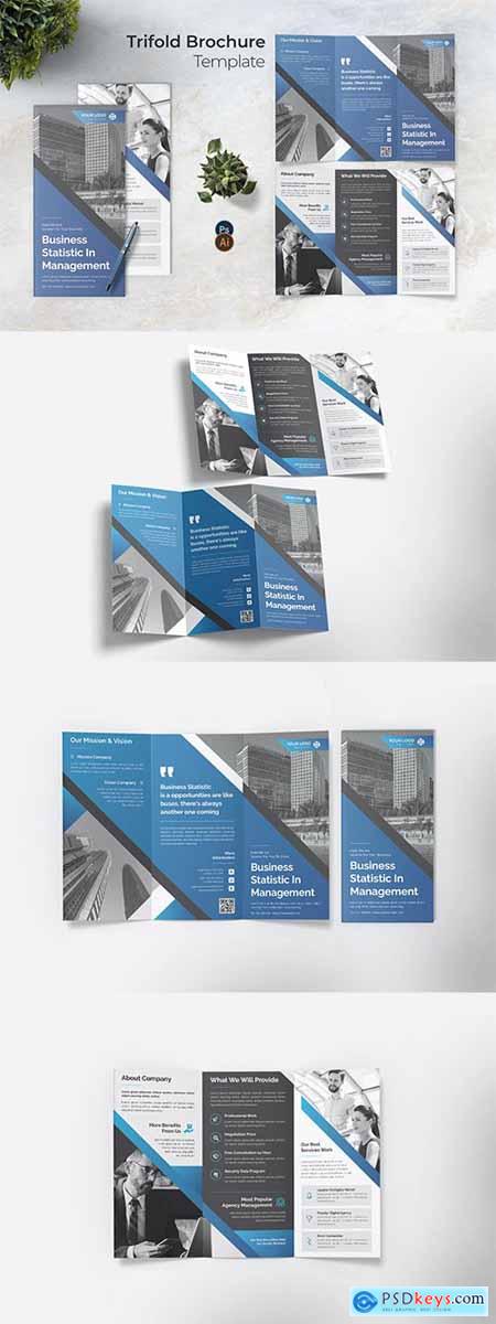 Statistic Management Trifold Brochure