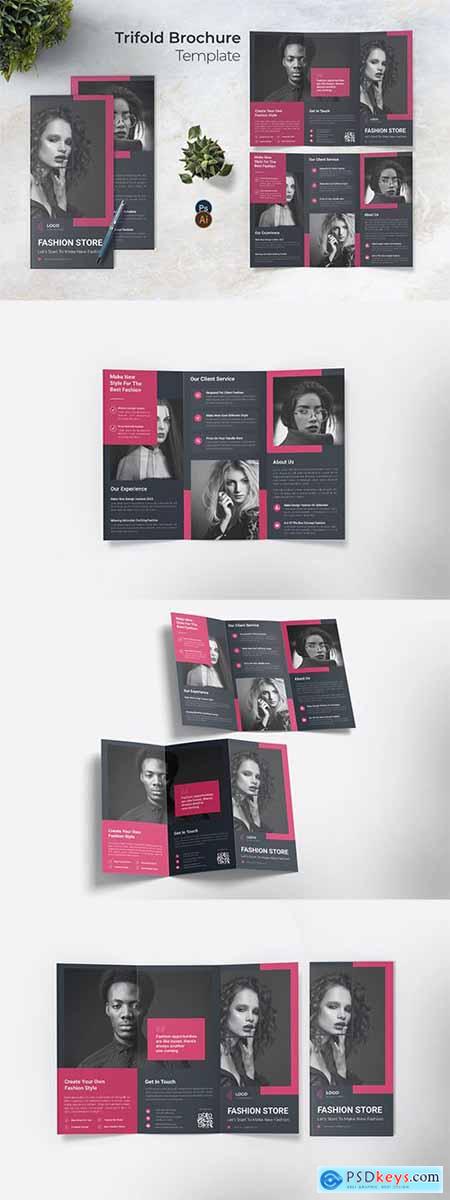 Fashionable Style Trifold Brochure