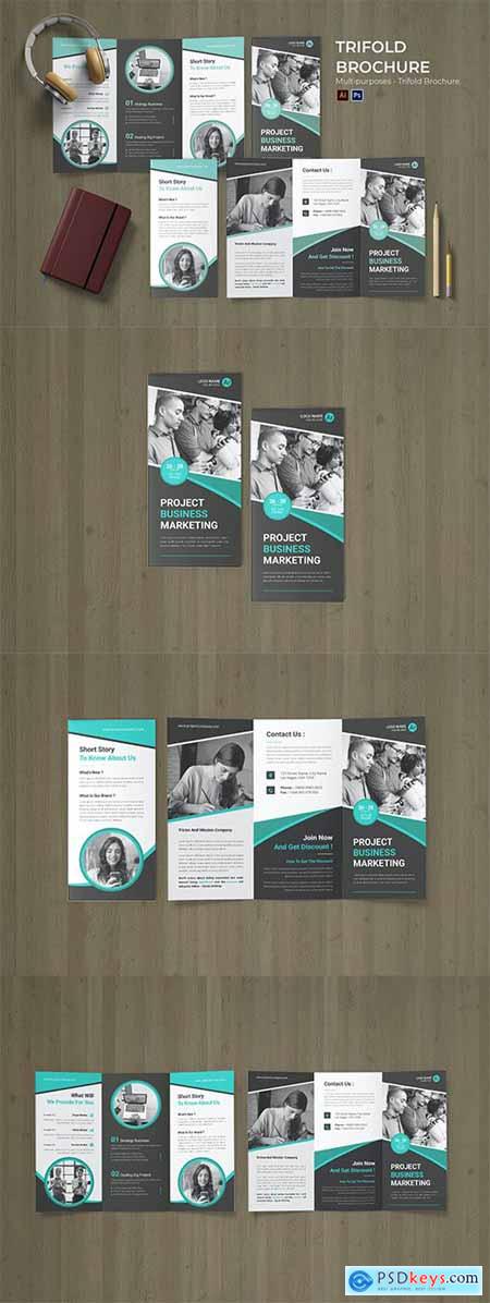 Concept Management Flyer Trifold Brochure