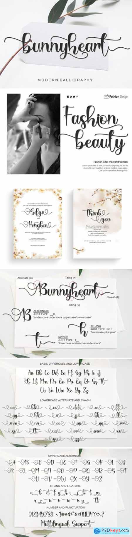 Bunnyheart Font