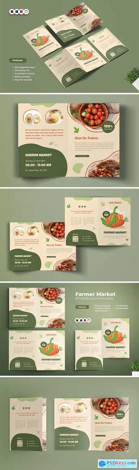 Farmer Market Bifold Brochure