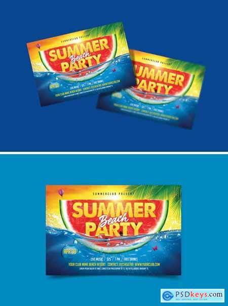 Summer Party - Beach Party Flyer