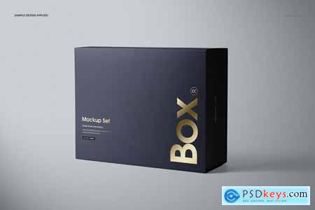 Magnetic Gift Box Mockup Set 3901021