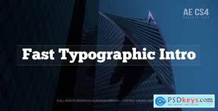 Fast Typographic Intro 20179190