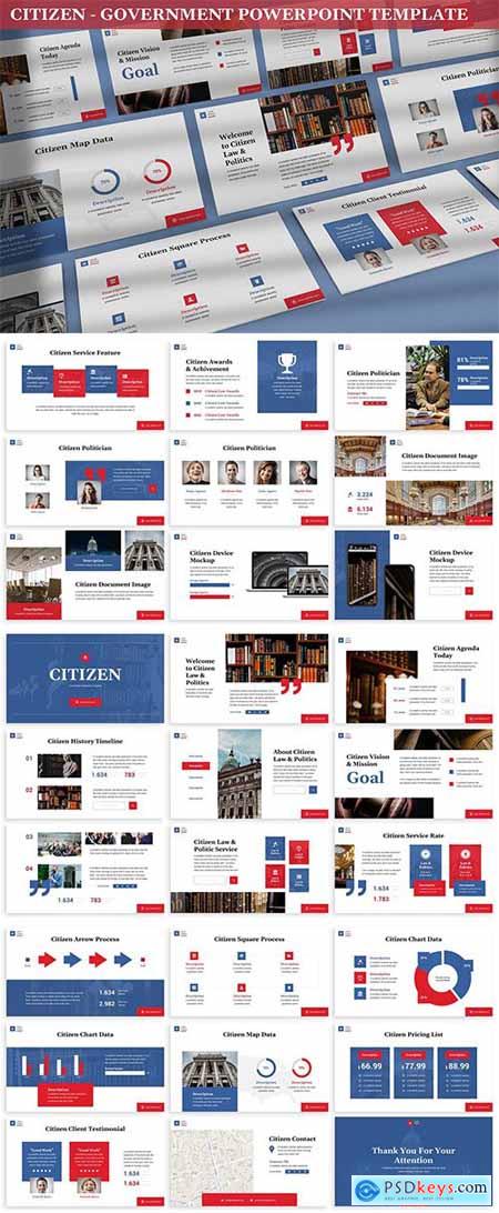 Citizen - Government Powerpoint Template