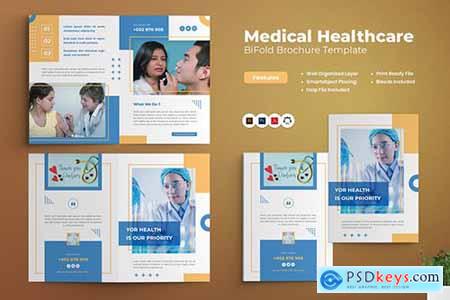 Medical Healthcare Bifold Brochure