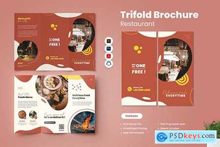 Restaurant Trifold Brochure