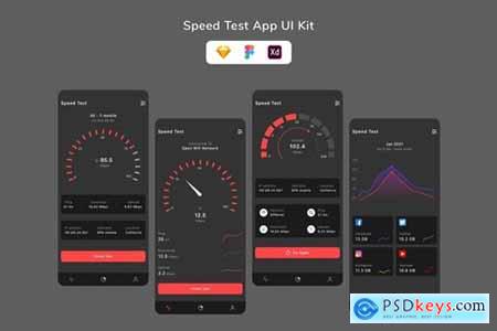 Speed Test App UI Kit
