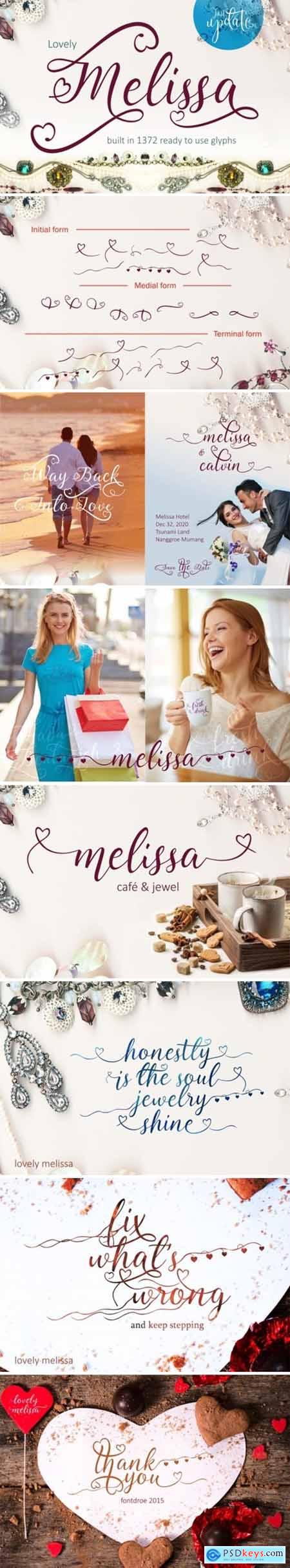 Lovely Melissa Font