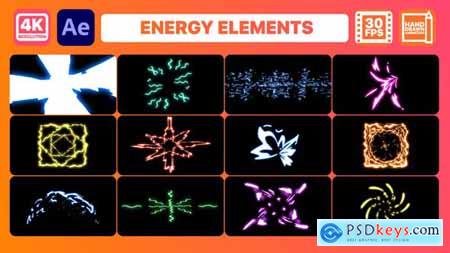 Electric Energy Elements - After Effects 30941421