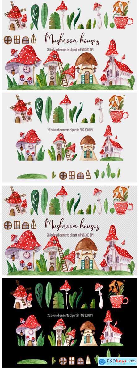 Fairy Houses, Small Mushroom Houses 8762095