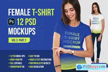 Female T-Shirt Mockups Vol 3 Part 2 5336758
