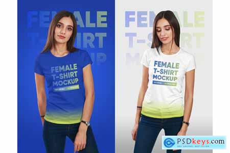 Female T-Shirt Mockups Vol 3 Part 1 5336757