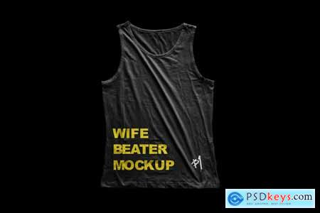 Tank Top Wife Beater Shirt Mockup 5828340