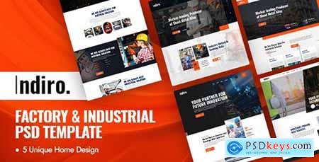 Indiro - Factory & Industrial PSD Template 30711009