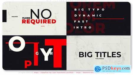 Big Titles Typo Smart Opener 31005303