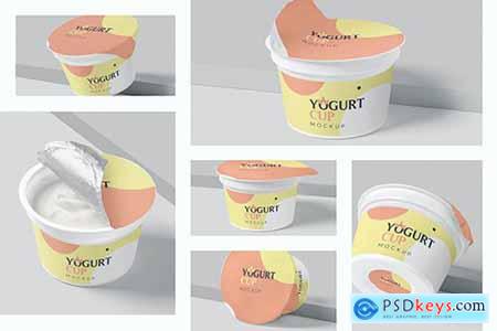 Yogurt Cup Mockups