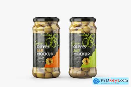 Olives Jar Mockup Set 5948967