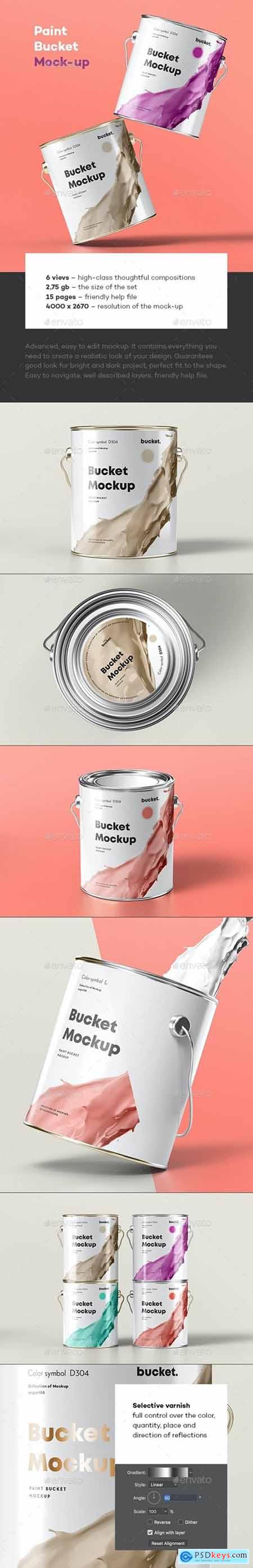Paint Bucket Mock-up 30743922