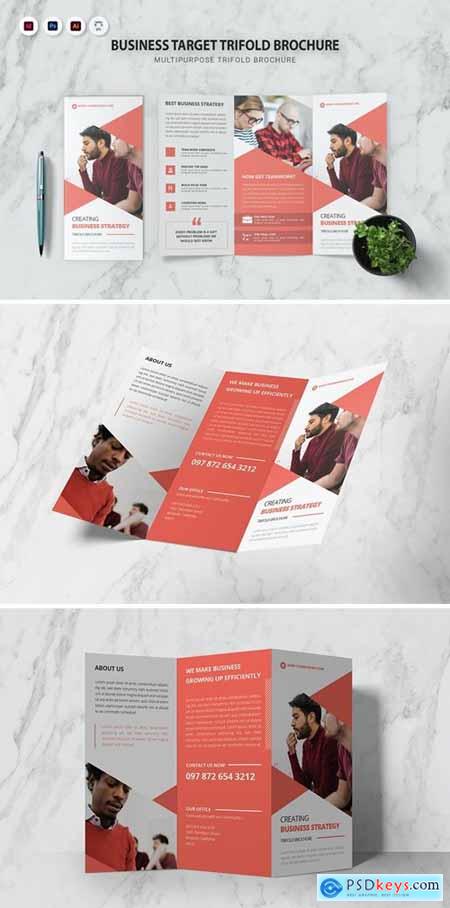 Business Target Trifold Brochure