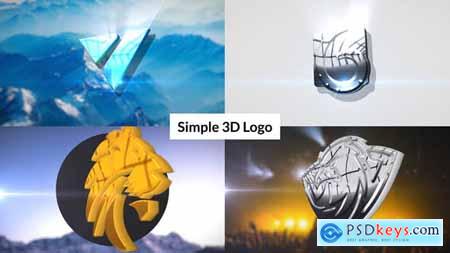 Simple 3D Logo Intro 30987091