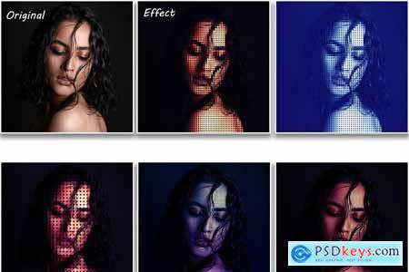 Dot Effect Photoshop Action 5417408