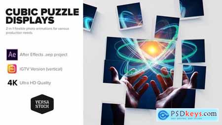 Cubic Puzzle Promo Cards 4K and Social 31083148