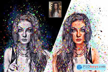 Color Art Effect Photoshop Action 5898461