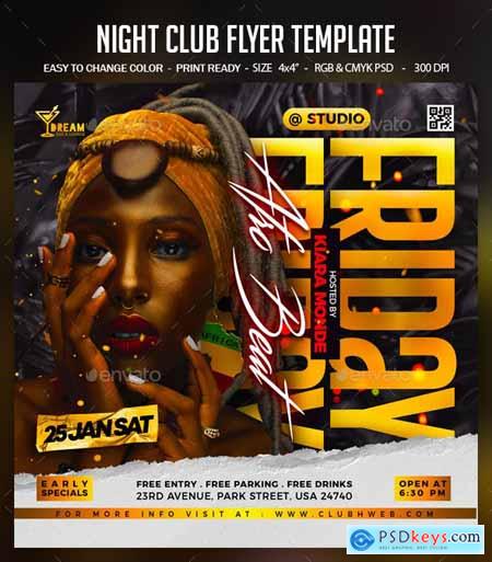 Night Club Flyer Template 30217144