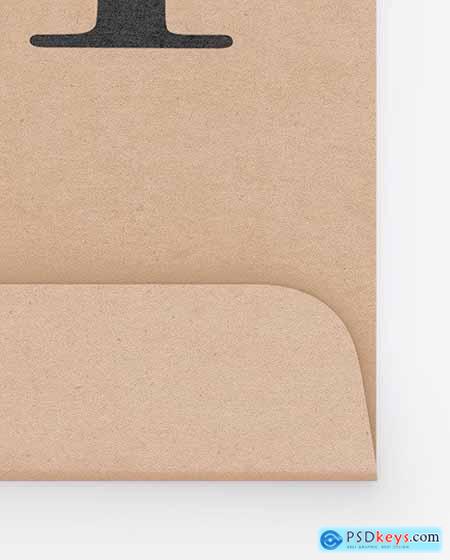 Kraft Paper Envelope With String Mockup 76493