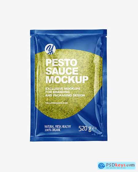 Pesto Sauce Package Mockup 76777