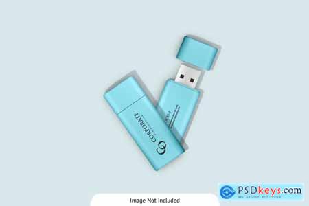 Usb flash drive mockup
