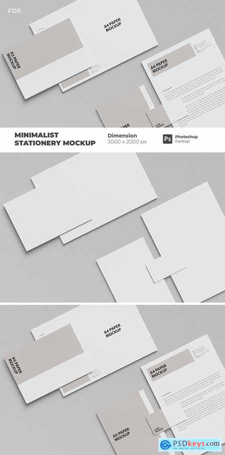 Minimalist Stationery Mockup V.2