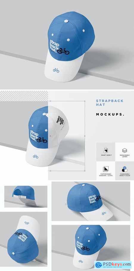 Strapback Hat Mockups