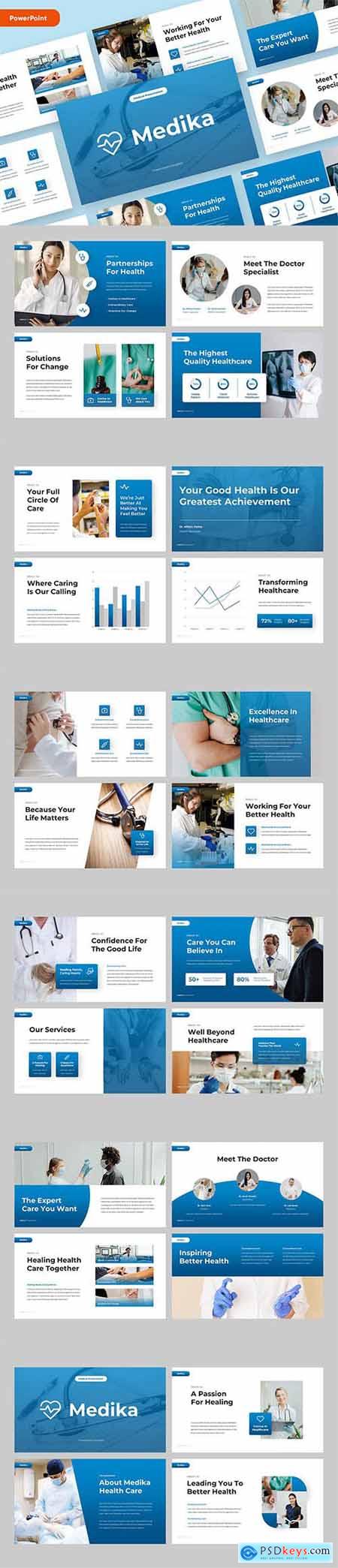 MEDIKA - Medical PowerPoint, Keynote and Google Slides Template