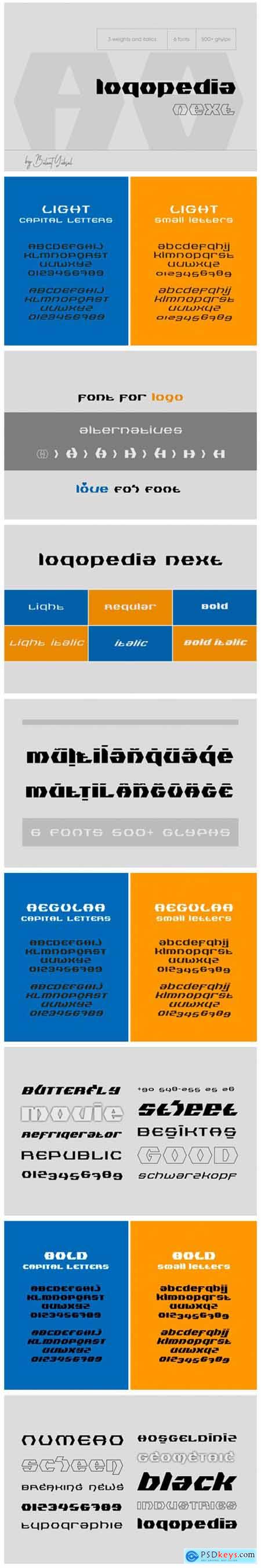Logopedia Next Font