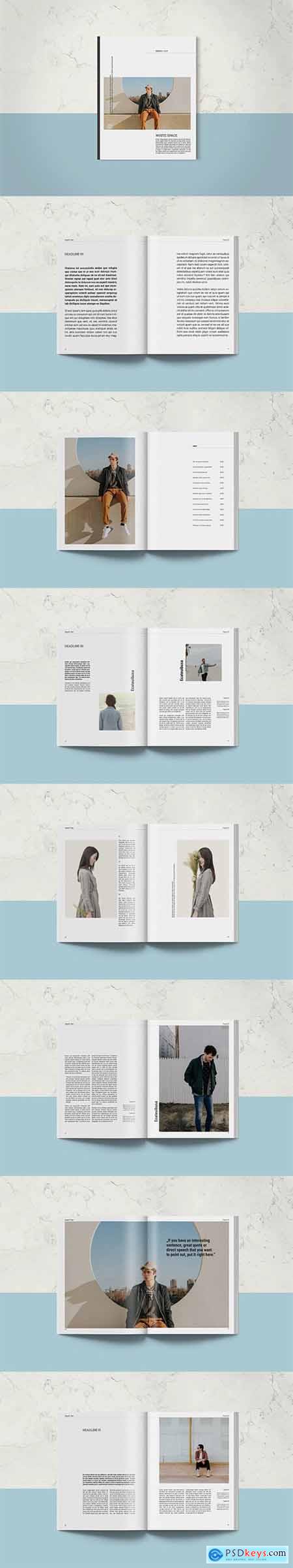 Magazine Template - White Space