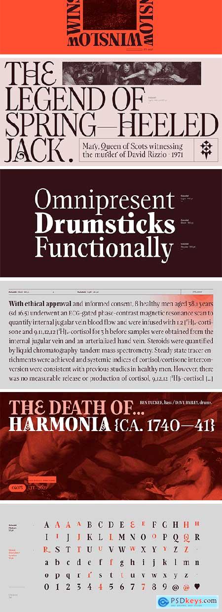 Galadali Font Family