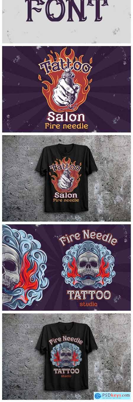 Fire Needle Font