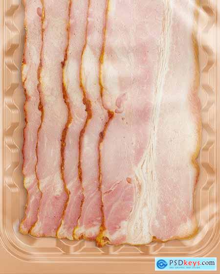 Tray With Bacon Mockup 76886