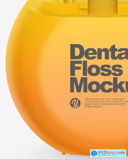 Matte Dental Floss Box Mockup 76867