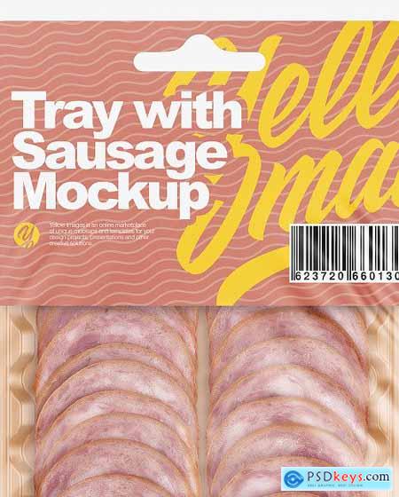 Tray With Sausage Mockup 76885