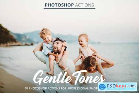 Gentle Tones Actions for Photoshop 4848118