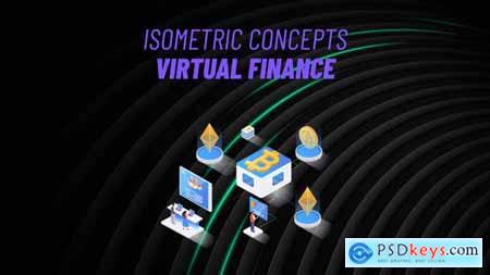 Virtual Finance - Isometric Concept 31223605
