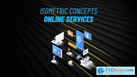 Online Service - Isometric Concept 31223576