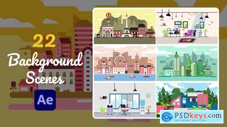 22 Background Scenes - After Effects 30595668