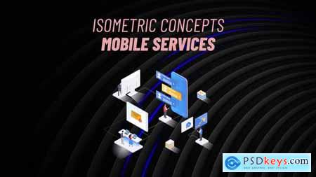 Mobile Services - Isometric Concept 31223569