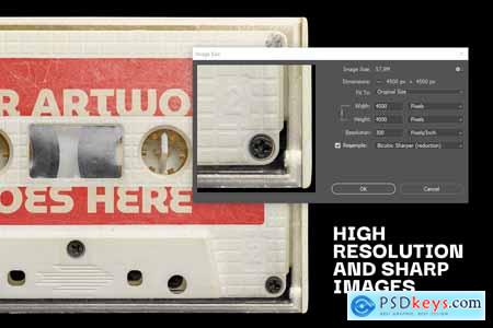 Soviet Cassette Tape Mockup 5889893