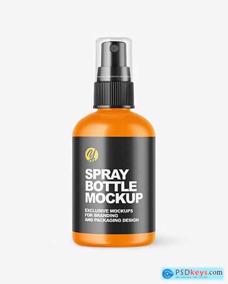 Matte Spray Bottle Mockup 76816
